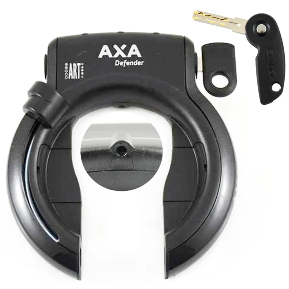 Slot Axa ring defender RL zwart/ zwart Victory kaart glanzend
