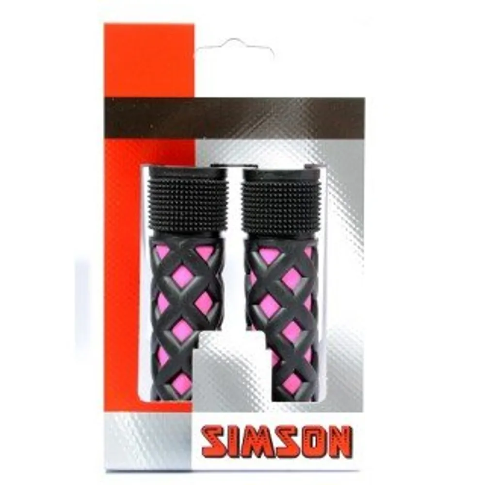 Kinder handvatrubbers Roze/Zwart