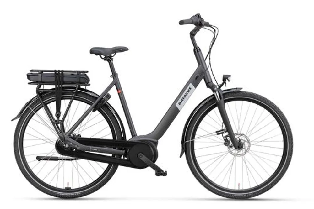 BATAVUS Altura E-Go CP Plus N7 LAGEINSTAP Zwart Mat 56cm 2025