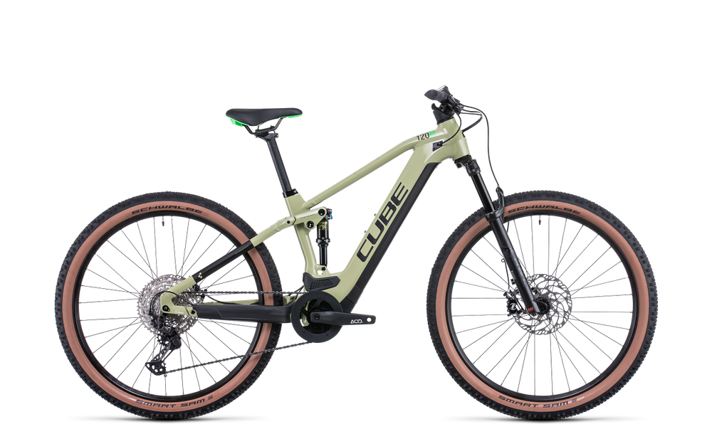 CUBE STEREO HYBRID 120 RACE 625 GREEN/FLAS 2022 L