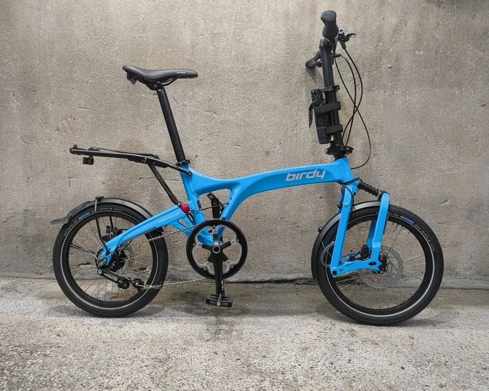 Birdy Birdy city Comfort 10graden bagagedrager Abus Bordo Vouwfietsen