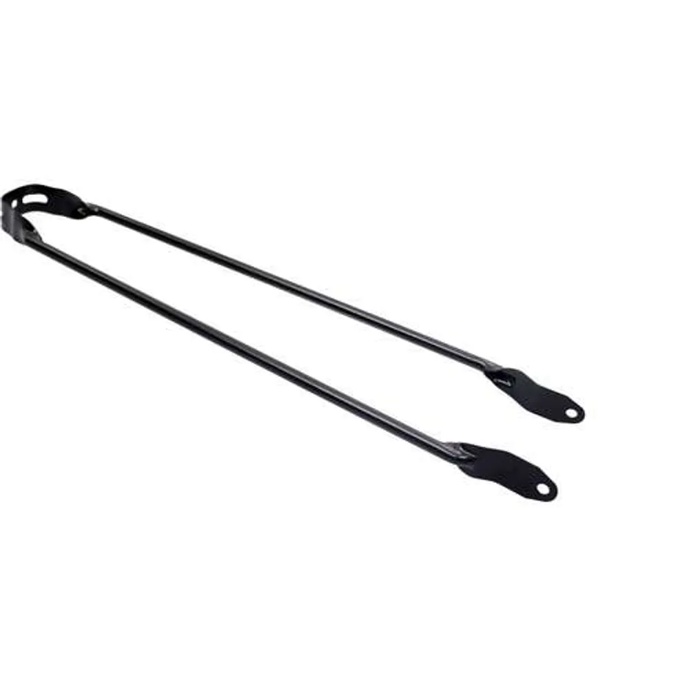 Spatbordstang 28 inch mat zwart 6mm