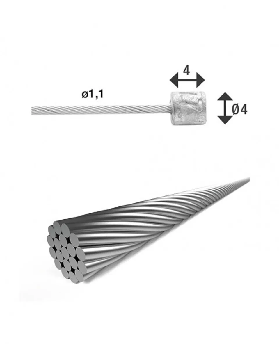 XLC Kabel Xlc Vers Binnen 3.00 Rvs Shx17