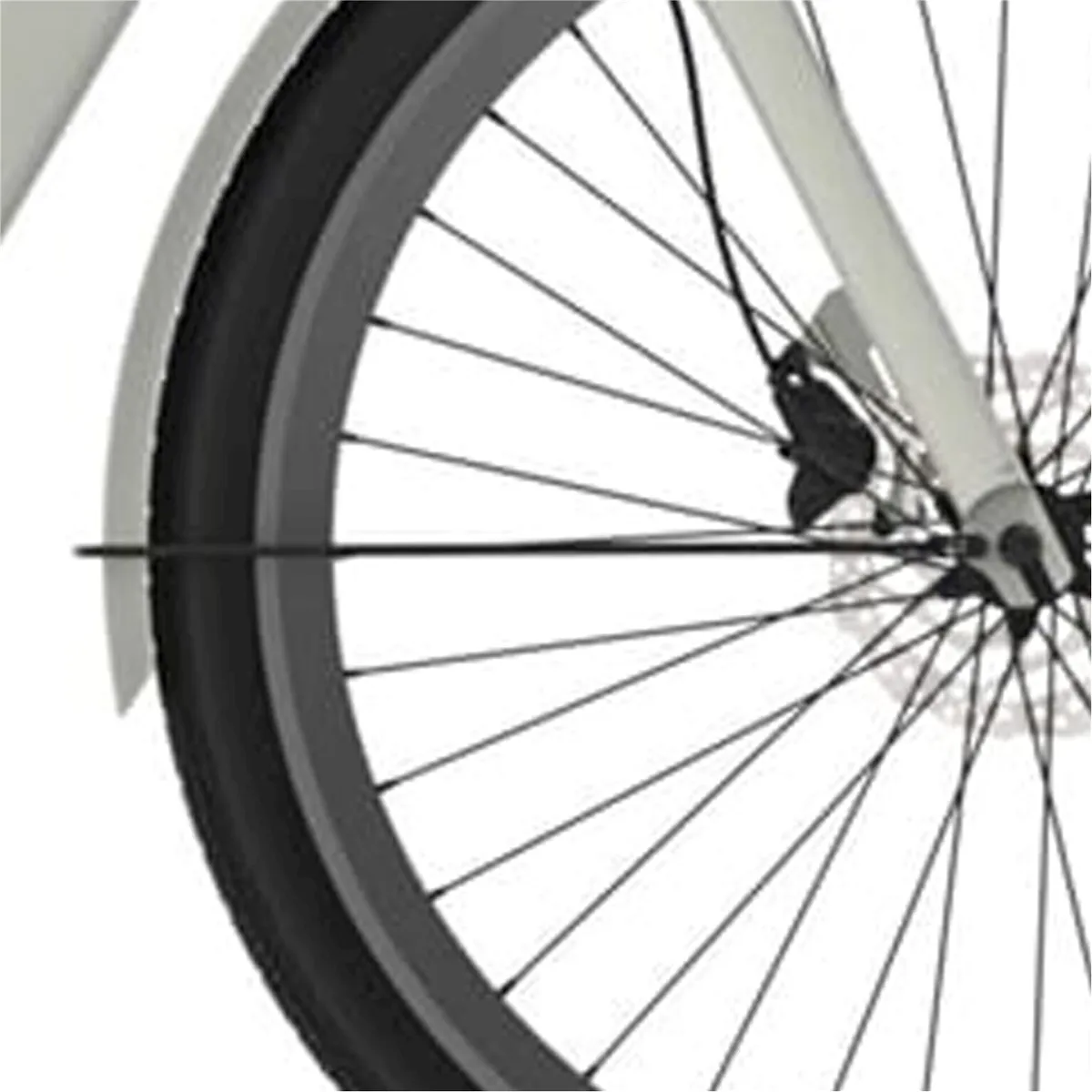 CORTINA Cortina spatbordstang voor 28 E-Nite metallic silv