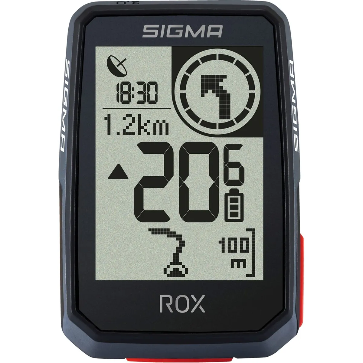 SIGMA Sigma navigatie rox 2.0 zwart standaard stuurhoude