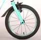 Volare Glamour Kinderfiets - Meisjes - 16 inch - Wit/Mint Groen - Prime Collection