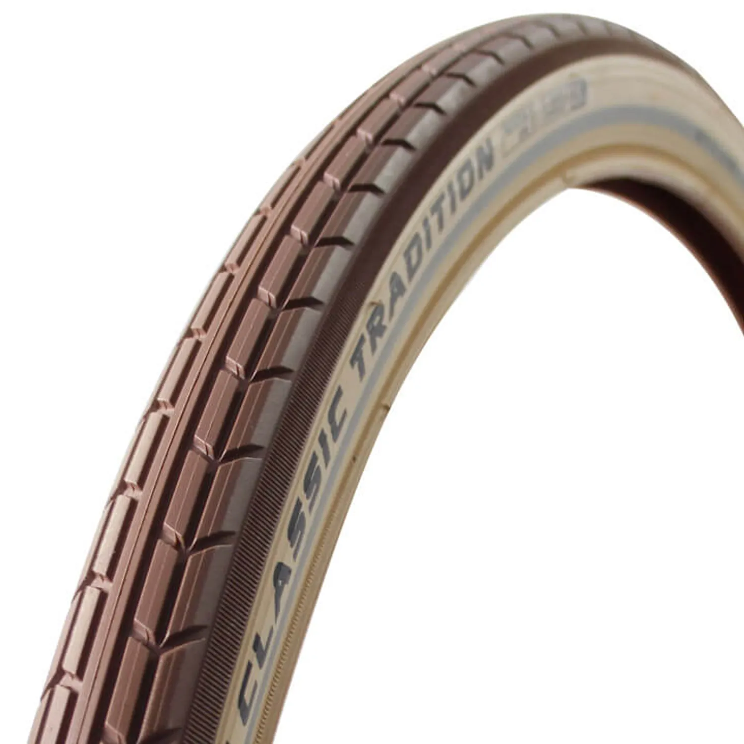 CST buitenband Tradition 28 x 1.75 br/creme refl