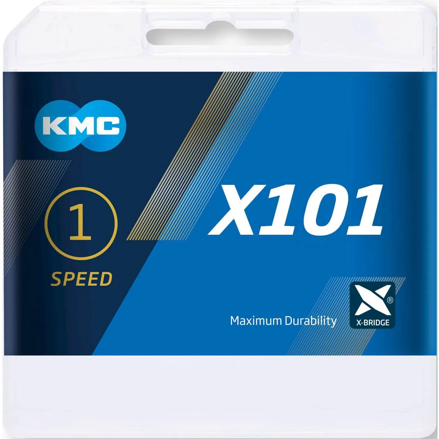 KMC Ketting single speed X101 Silver 112 schakels -