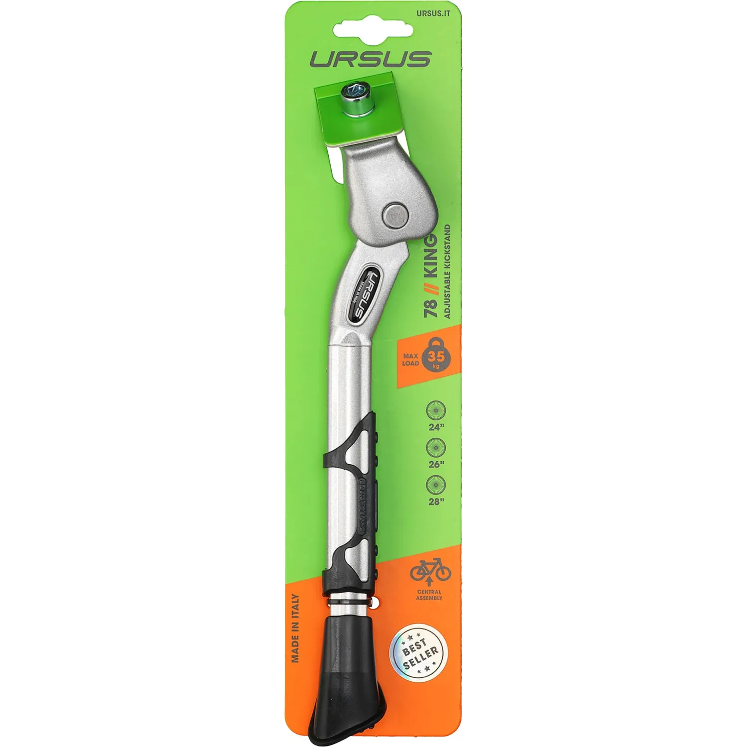 URSUS Ursus standaard king verstelbaar 24-28" zilver