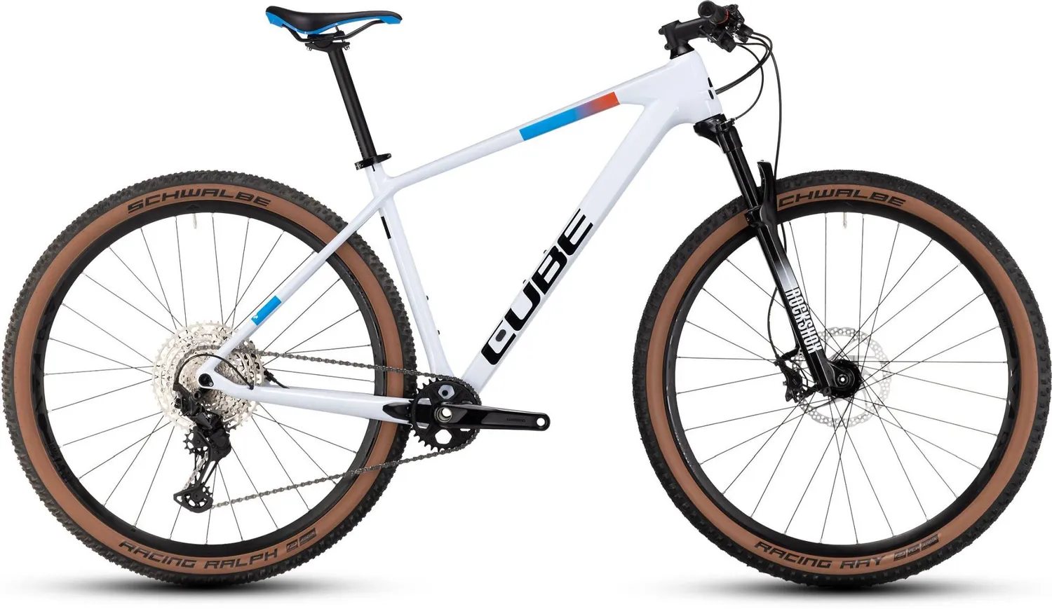 CUBE REACTION C:62 PRO WHITE/BLUE/RED 2023 M
