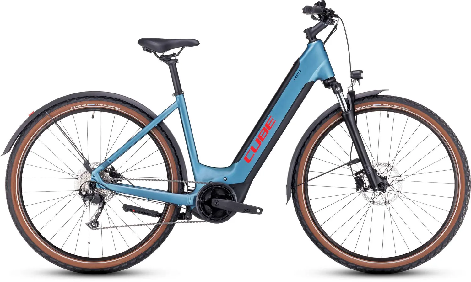 CUBE NURIDE HYBRID PERF 625 ALL BLUE/RED 2024 EE L