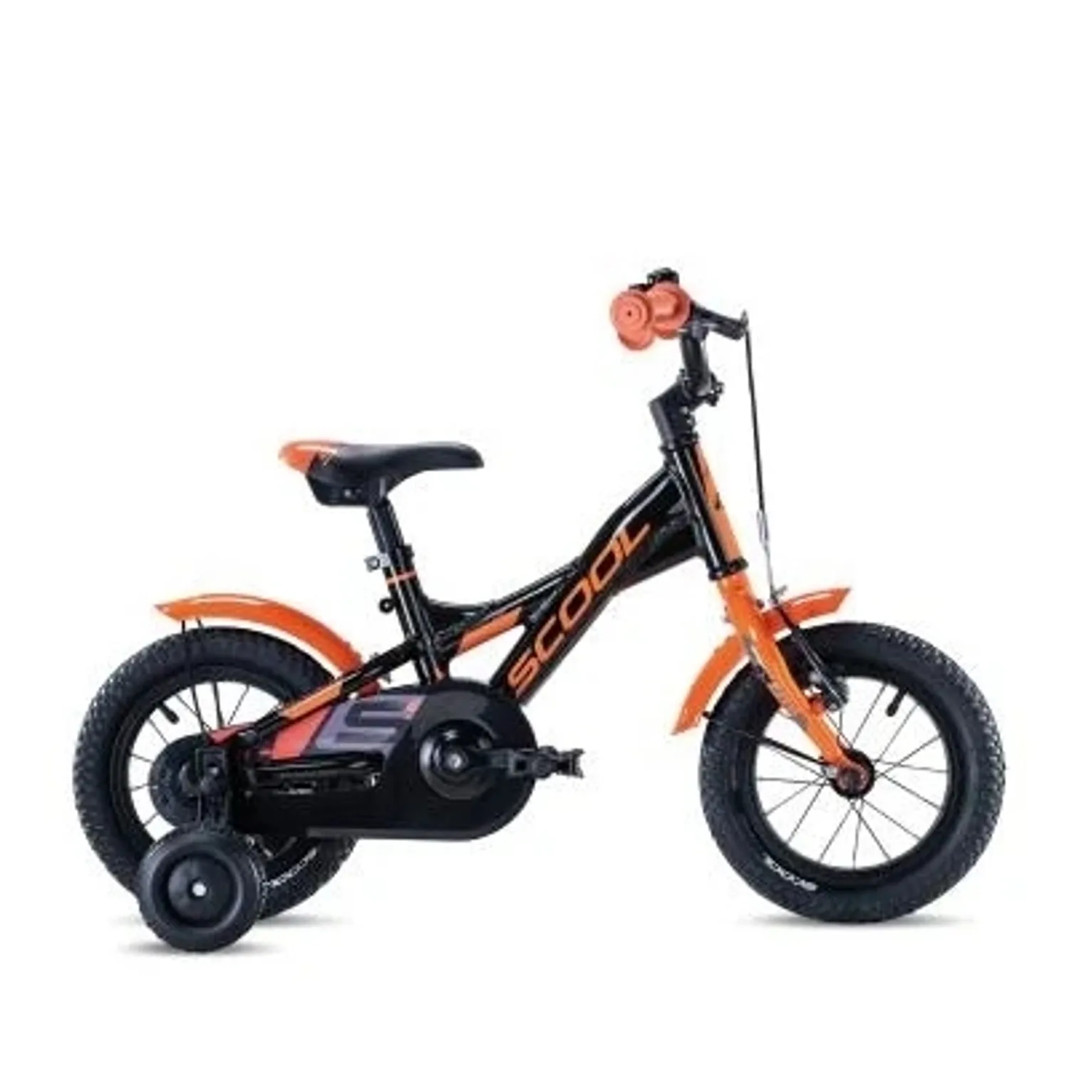 SCOOL niXe 12 inch 1-speed - Black/Orange