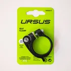 URSUS Ursus zadelpenklem met snelspanner 38.1 aluminium zwart