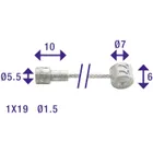 Elvedes rem binnenkabel rvs 49dr 2 nippels ton 7x6 peer 5.5x