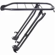 STECO Achterdrager 28" Tour met klapstandaard - zwart