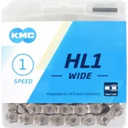 KMC Kmc ketting singlespeed hl1 100l 1/2x1/8 wide zilv