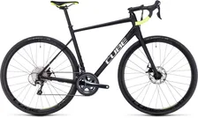 CUBE ATTAIN RACE BLACK/WHITE 2023 56 cm