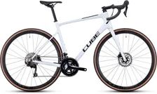 CUBE ATTAIN GTC RACE FLASHWHITE/BLACK 2023 56 cm