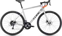 CUBE ATTAIN PRO SILVER/ORANGE 2023 56 cm