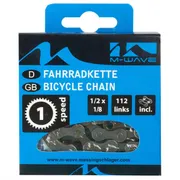 M-wave stadsfietsketting 112 schakels 1/2 x 1/8 (breed)