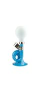 Fietstoeter krul PexKids - blauw met witte bol