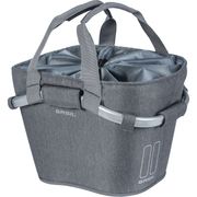 Basil mand front 2day Carry All KF 15L grey melee 20x26x19cm