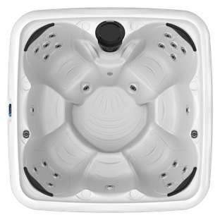 Spa Stonehenge BIG EZ White Diamond / Black Wicker