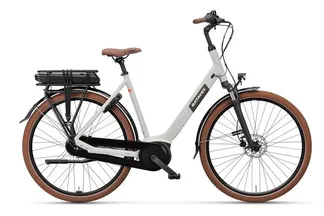 BATAVUS Altura E-Go N7 Lageinstap Lichtgrijs Mat 61cm 2024