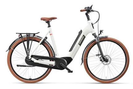 BATAVUS Altura E-go Power Pro 500Wh 51cm Dames Lichtgrijs-Mat 51cm 2025