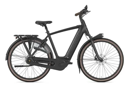GAZELLE Grenoble C8+ HMB 600Wh H61 Heren Black Mat 61cm 2025