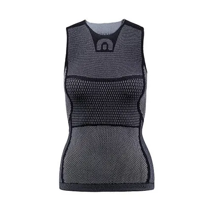 Sleeveless Base Layer Women Black M/L