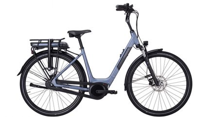 PEGASUS Siena E7F Plus (Disc) wave 400wh l.blauw, Gunmetal Matt