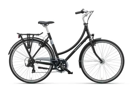 BATAVUS Click Dames Zwart Mat 54cm 2024