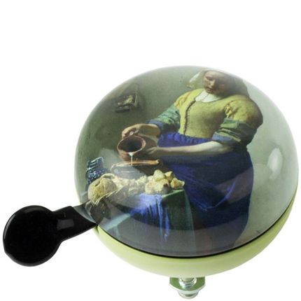 Bel widek ding dong groot 80mm melkmeisje op krt