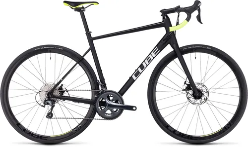 CUBE ATTAIN RACE BLACK/WHITE 2023 56 cm